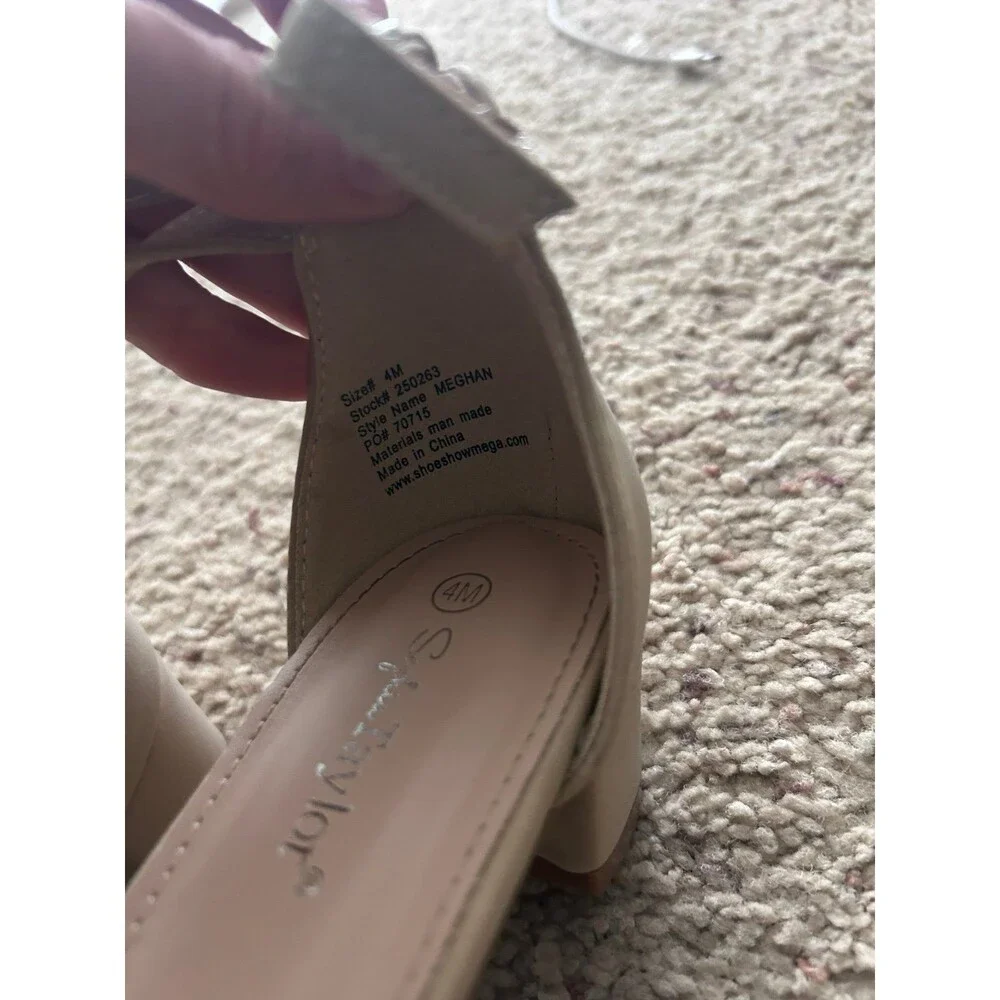 Sophia Taylor Sandal Heels Girls Size 4.5 (women’s size 6)